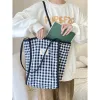 Black Check (Zippered Interior)