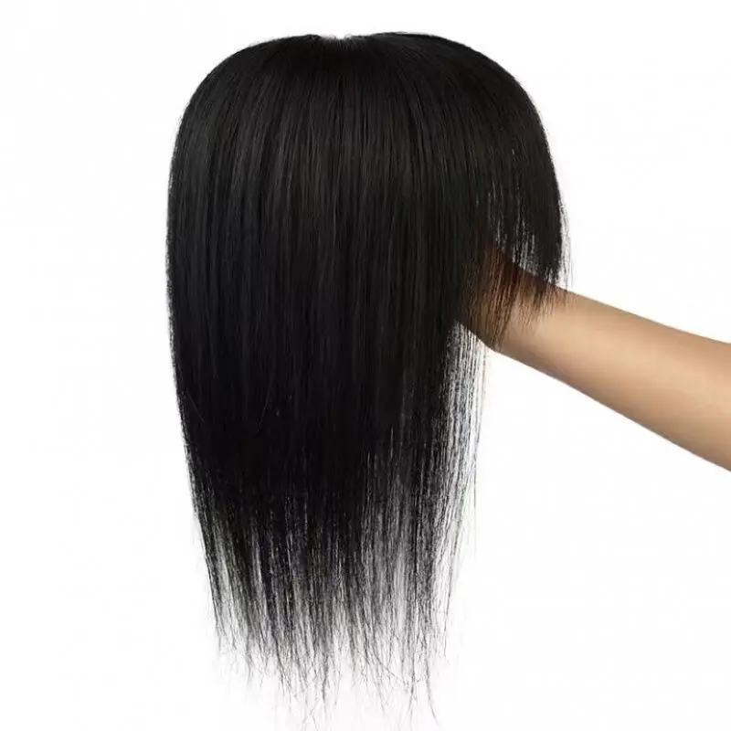 20cm Women Simple Realistic Invisible One-Piece Wig Headgear
