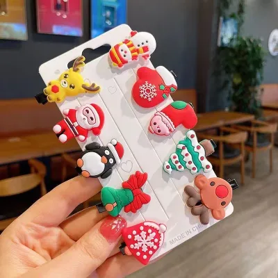 Kids Girls Cute Sweet Cartoon Flower Fruit Hairpin Side Clip