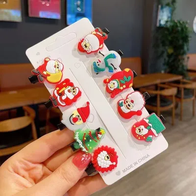 Kids Girls Cute Sweet Cartoon Flower Fruit Hairpin Side Clip
