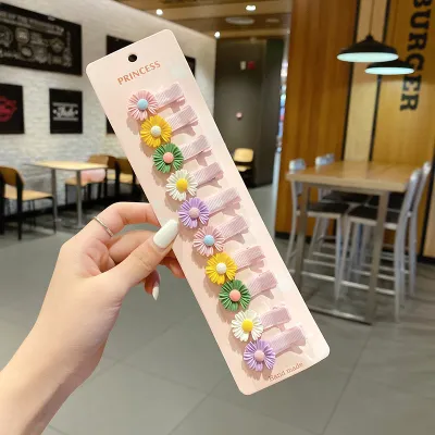 Kids Girls Cute Sweet Cartoon Flower Fruit Hairpin Side Clip