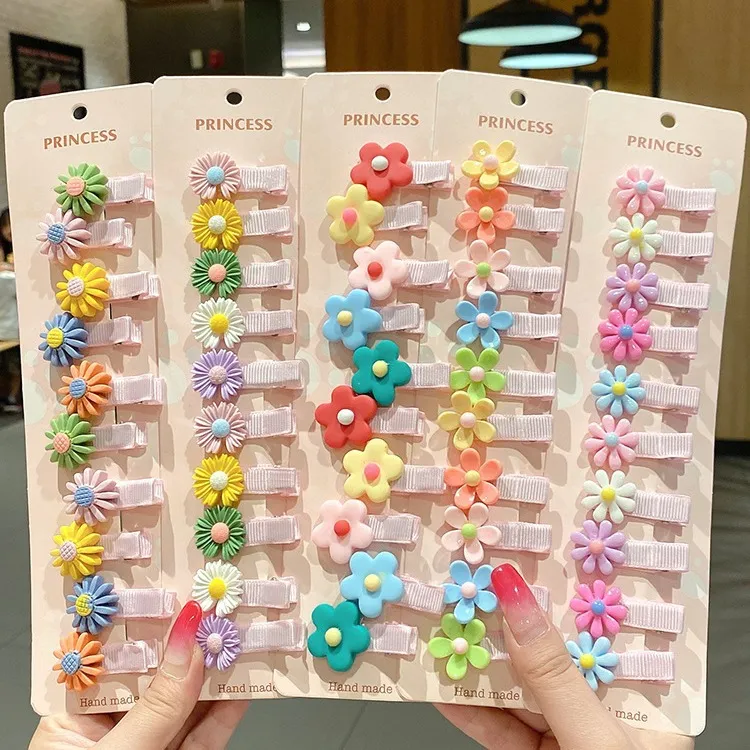 Kids Girls Cute Sweet Cartoon Flower Fruit Hairpin Side Clip