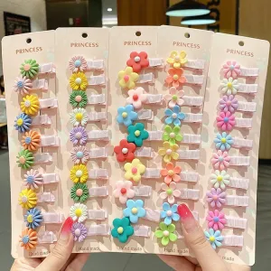 Kids Girls Cute Sweet Cartoon Flower Fruit Hairpin Side Clip