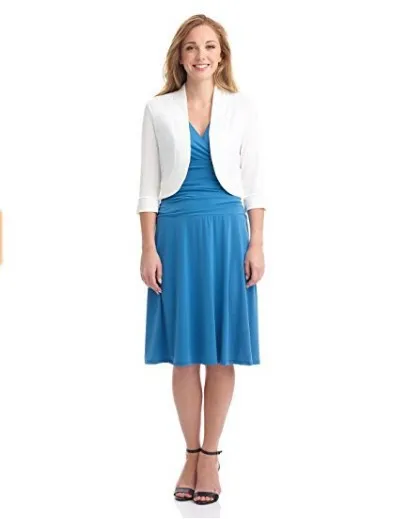 Women Acetate Fiber Solid Color Cardigan Jacket