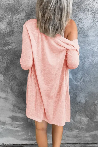 Women Casual Loose Fit Long Sleeve Button Cardigan Jacket