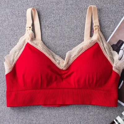 Pregnant Women Fashion Lace Push-Up Breastfeeding Underwear