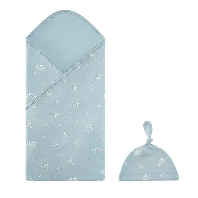 Newborn Boys Girls Spring Autumn Cute Cartoon Animal Print Pure Cotton Wrap Swaddling Blanket