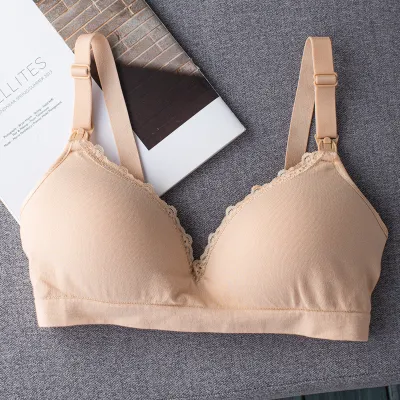 Pregnant Women Adjustable Gather Breastfeeding Underwear - Sexy Lace Design