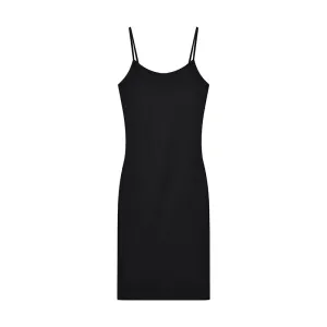 Women Summer Sexy Spaghetti Strap Solid Color Tight Mini Dress