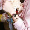 602 Rose Gold Black Face Belt