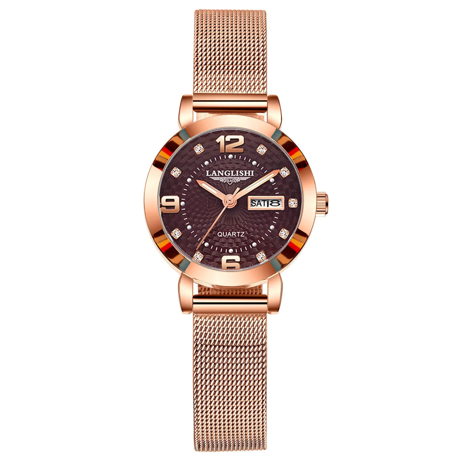 Luminous Waterproof Women's Fashion Stainless Steel Quartz Watch