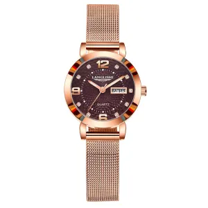 Luminous Waterproof Women's Fashion Stainless Steel Quartz Watch
