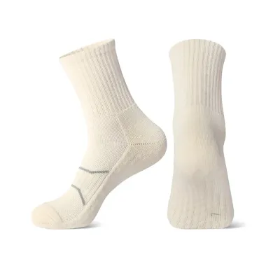 Men Simple Towel Bottom Wear-Resistant Breathable Socks Neutral