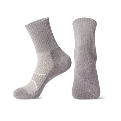 Men Simple Towel Bottom Wear-Resistant Breathable Socks Neutral