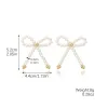 E2404-7 Gold Pearl Earrings