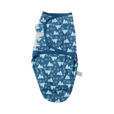 Newborn Cute Cartoon Floral Print Wrap Swaddle Sleeping Bag
