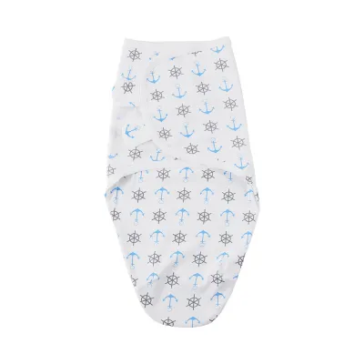 Newborn Cute Cartoon Floral Print Wrap Swaddle Sleeping Bag