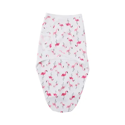Newborn Cute Cartoon Floral Print Wrap Swaddle Sleeping Bag