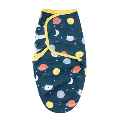 Newborn Cute Cartoon Floral Print Wrap Swaddle Sleeping Bag