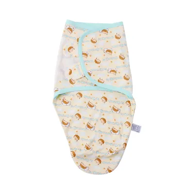 Newborn Cute Cartoon Floral Print Wrap Swaddle Sleeping Bag
