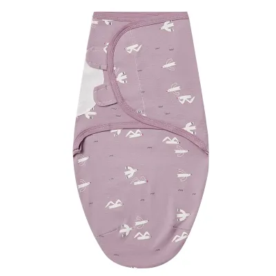 Newborn Cute Cartoon Floral Print Wrap Swaddle Sleeping Bag