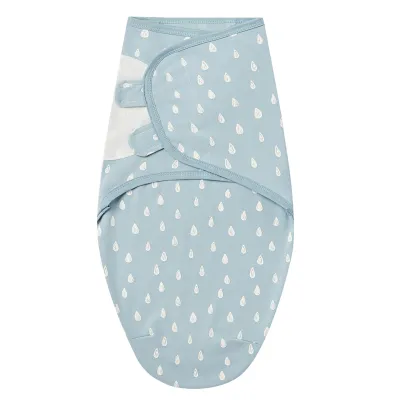 Newborn Cute Cartoon Floral Print Wrap Swaddle Sleeping Bag
