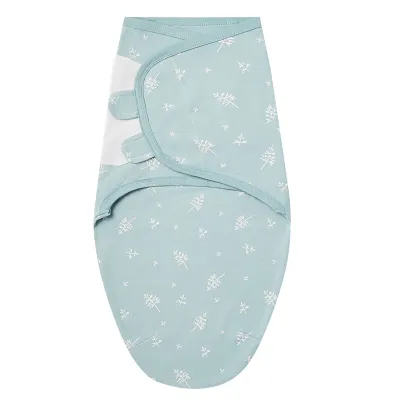 Newborn Cute Cartoon Floral Print Wrap Swaddle Sleeping Bag