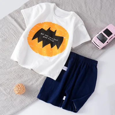 Kids Toddler Boys Girls Summer Casual Cute Cartoon Dinosaur Floral Print Short Sleeve T-Shirt Shorts Set