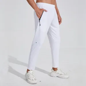 Men Spring Autumn Casual Solid Quick Dry Plus Size Trousers