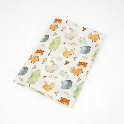 Newborn Cute Cartoon Floral Print Wrap Swaddle