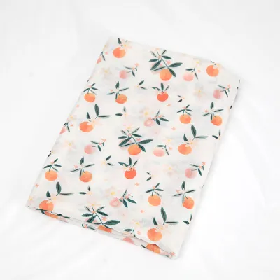Newborn Cute Cartoon Floral Print Wrap Swaddle