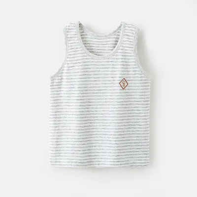 Kids Toddler Boys Girls Cartoon Print Tank Top Sleeveless Crewneck Soft Cotton