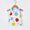 Blue Smiley-Boneless-Mesh-Vest