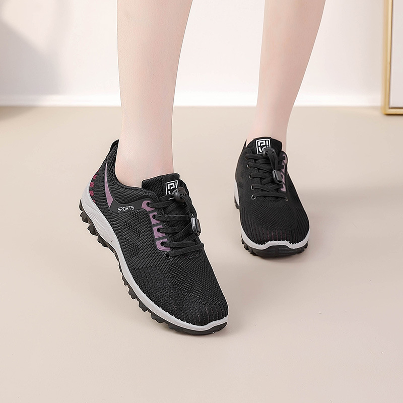 Wholesale Women Casual Plus Size Mesh Non-Slip Breathable