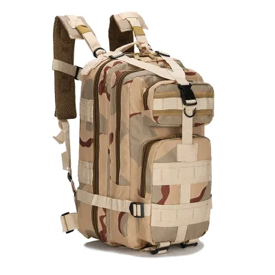 Men Leisure Outdoor Camouflage Oxford Backpack Free Size