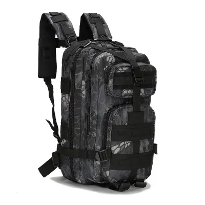 Men Leisure Outdoor Camouflage Oxford Backpack Free Size