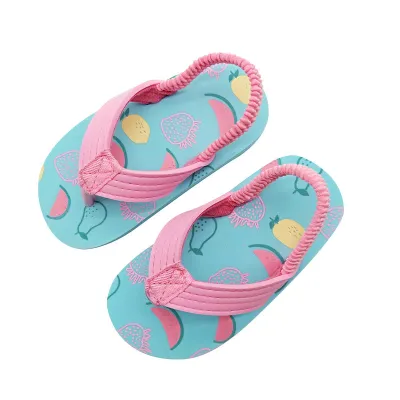 Kids Unisex Casual Cartoon Print Summer Flip Flops
