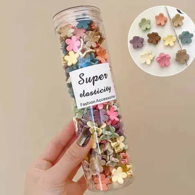 Kids Girls Cute Sweet Flower Heart Plastic Hairpin Grip Cartoon