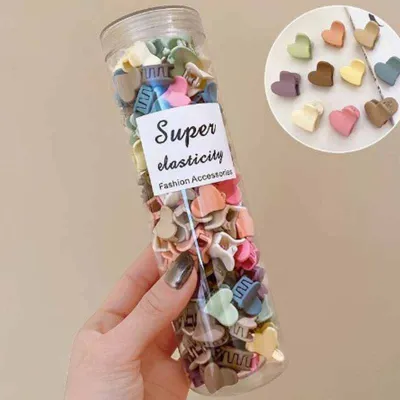 Kids Girls Cute Sweet Flower Heart Plastic Hairpin Grip Cartoon