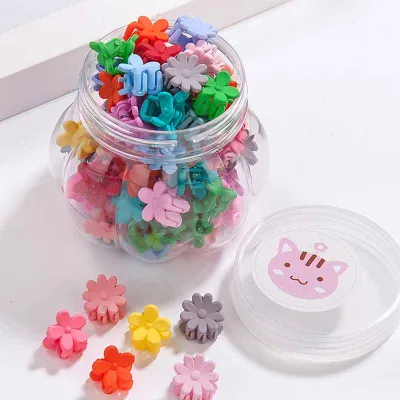 Kids Girls Cute Sweet Star Flower Heart Acrylic Hairpin