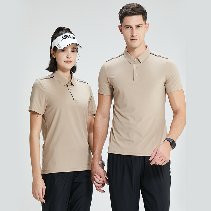 Wholesale Short Sleeve Golf Summer Unisex Men Ice Silk Cool
