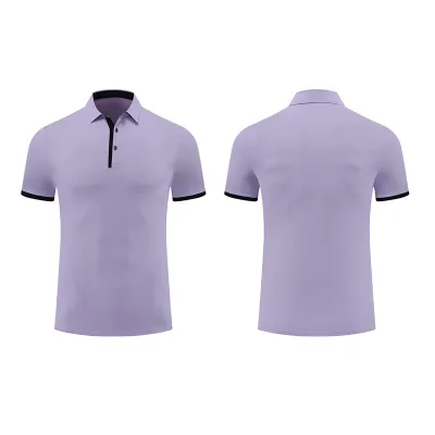 Men Women Short Sleeve Golf Nylon Quick-Drying Sports Polo Shirt
