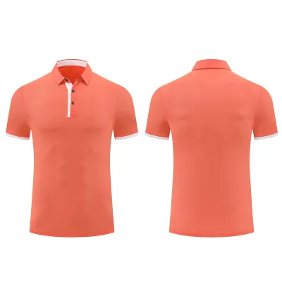 Men Women Short Sleeve Golf Nylon Quick-Drying Sports Polo Shirt