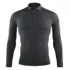 P35-3 Black Gray Long Sleeve