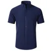 D3111 Navy Blue Short Sleeve