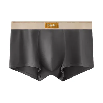 Men Casual Basic Plus Size Cotton Mid Waist Color Matching Boxer Pants