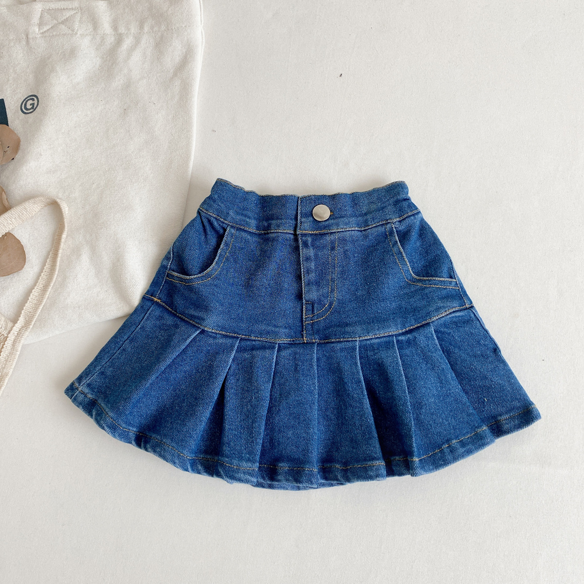 Amazon.com: LXXIASHI Toddler Kids Girls Denim Mini Skirt