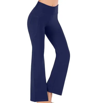 Women Yoga Fashion High Waist Wide Sports Leggings