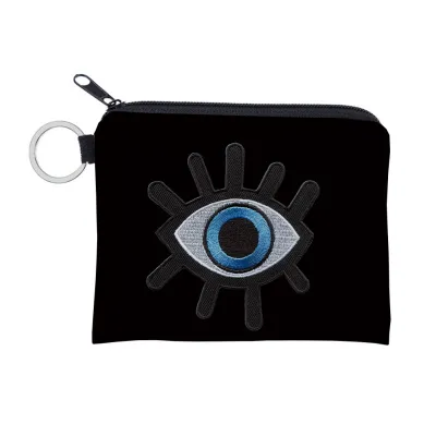 Women's Fashion Evil Eye Print Mini Wallet