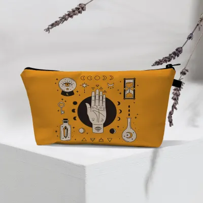 Women Fashion Evil Eye Printed Portable Toiletries Cosmetic Bag